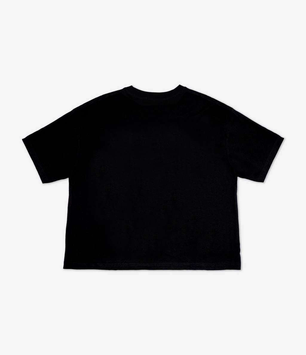 stemvius Blue Heart T-shirt back product shot – 200 GSM heavyweight cotton designed in Barcelona