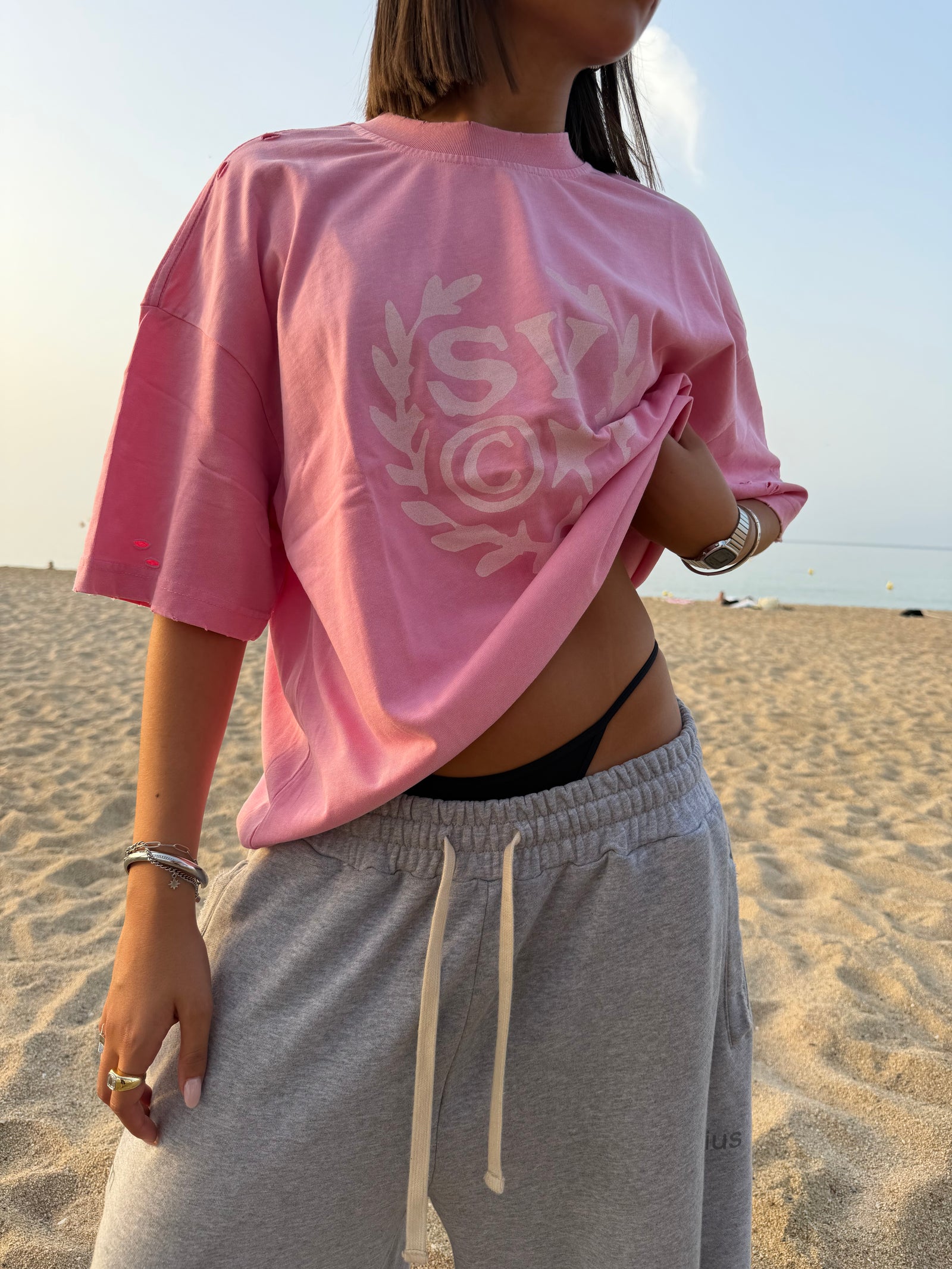 University Pink T-shirt — Summer in Colors