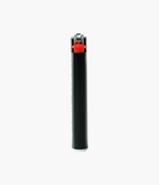 stemvius Lighter lateral view – black matte finish, stemvius logo print, collectible lifestyle piece