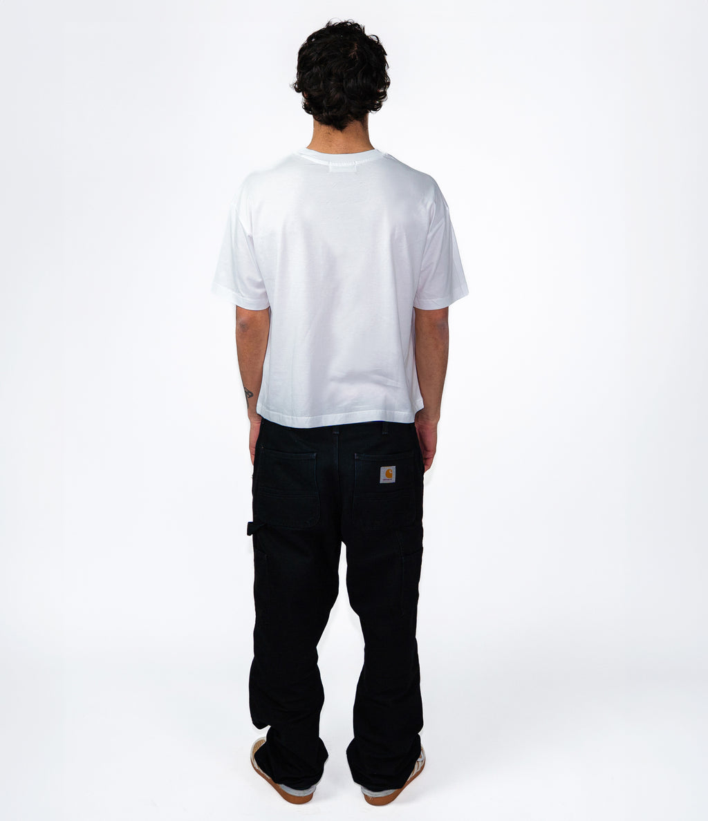 stemvius Hidden Stars T-Shirt back view – boxy fit unisex oversized tee designed in Barcelona