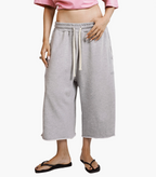 Yellow Star Gray Pant worn by a model, front view