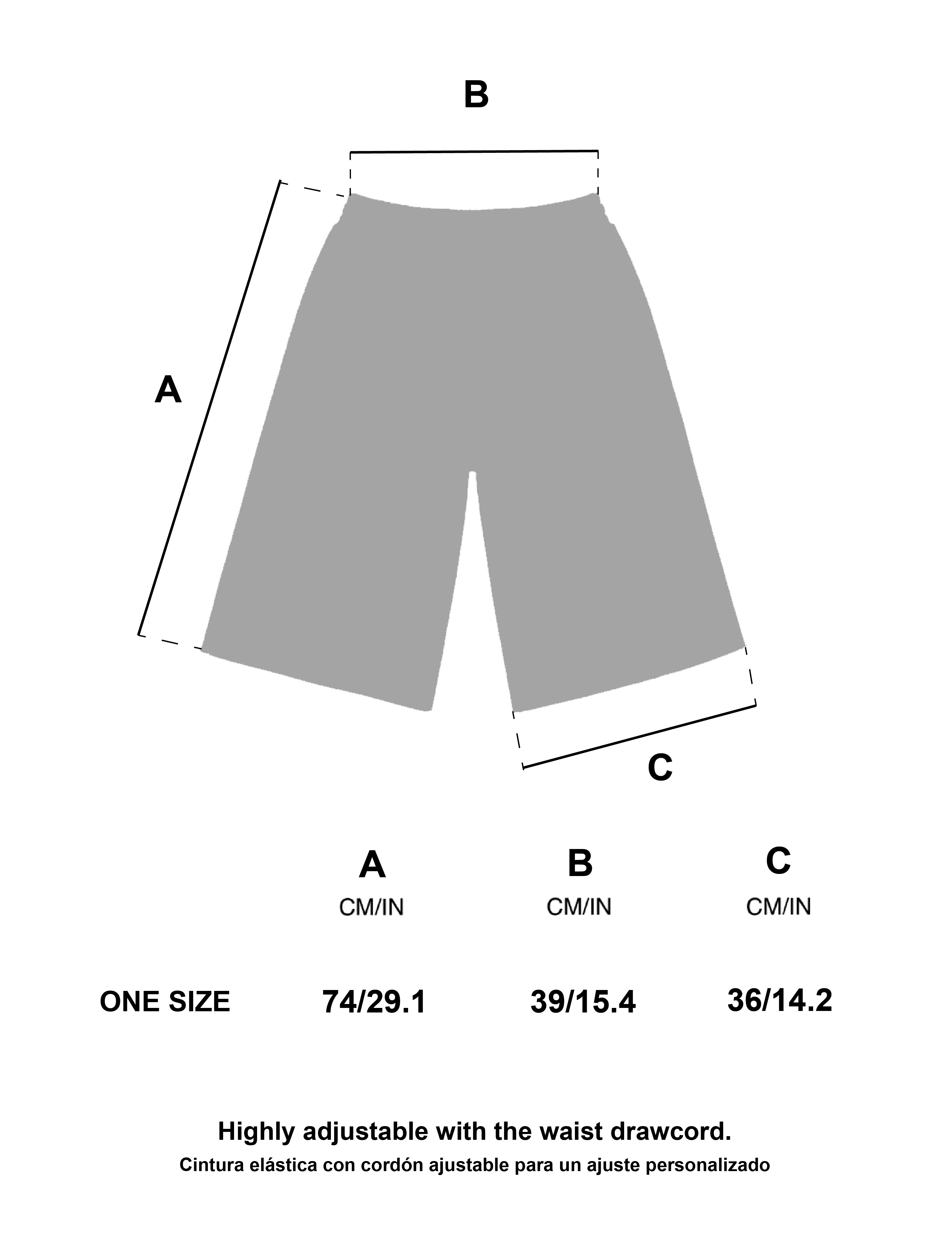 Guia de tallas - Yellow Star Gray Pant